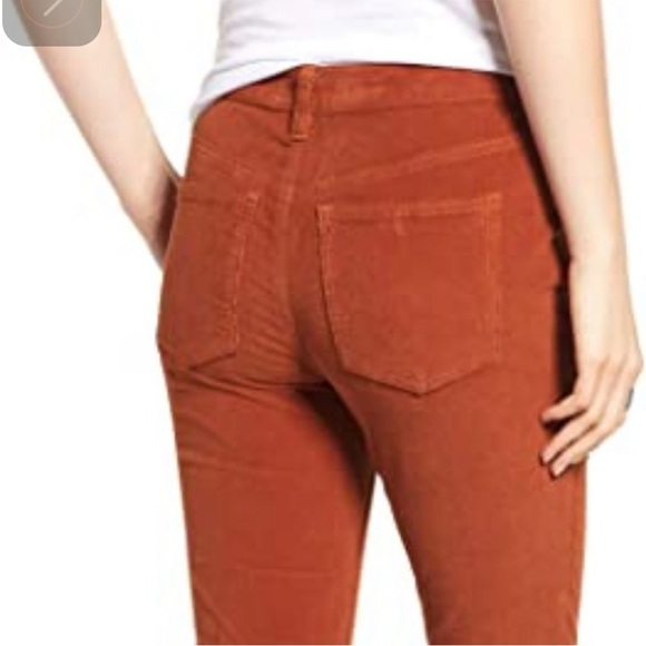 We The Free Burnt Orange Corduroy Skinny Pants - Picture 3 of 8